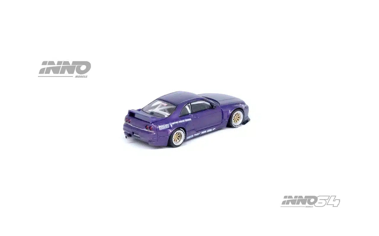 Nissan Skyline GT-R (R33) “PANDEM ROCKET BUNNY” Purple - INNO64 - Scala 1/64 IN64-R33P-PPL