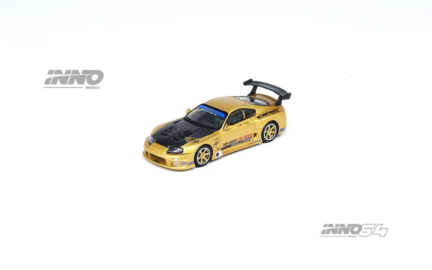 Toyota Supra (A80) GT300 "TOP SECRET" - INNO64 - Scala 1/64 IN64-A80TS-GOLD
