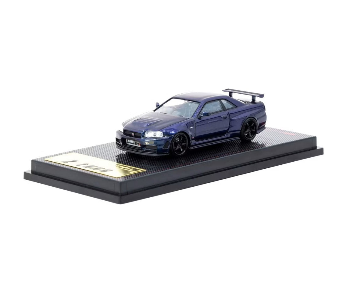 Skyline GT-R Z-Tune Nismo RHD Midnight Purple III Metallic - Ignition Model x Tarmac Works - Scala 1/64 IG3839