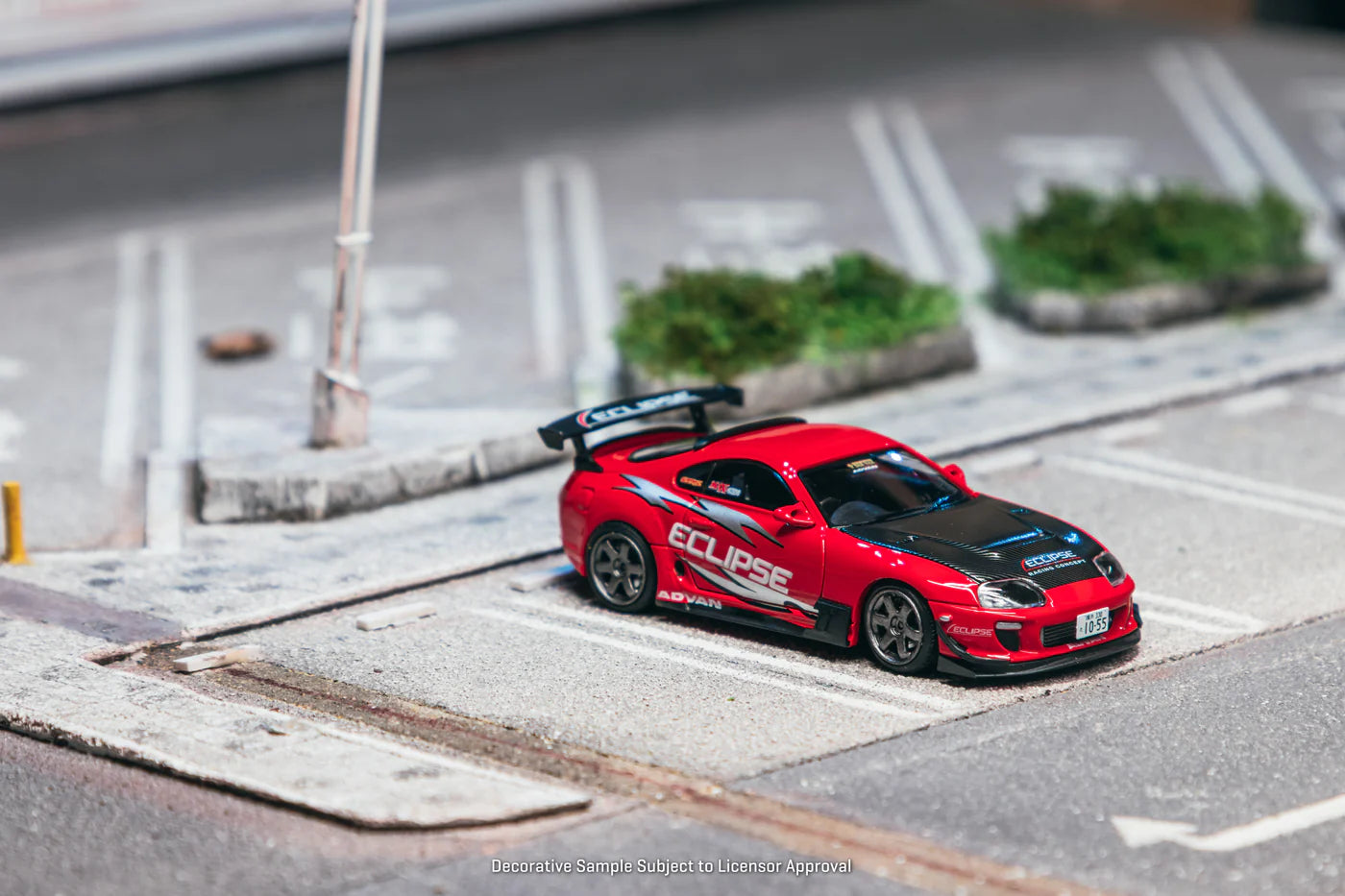 Toyota Supra (JZA80) RZ Red - Ignition Model x Tarmac Works - Scala 1/64 IG3841