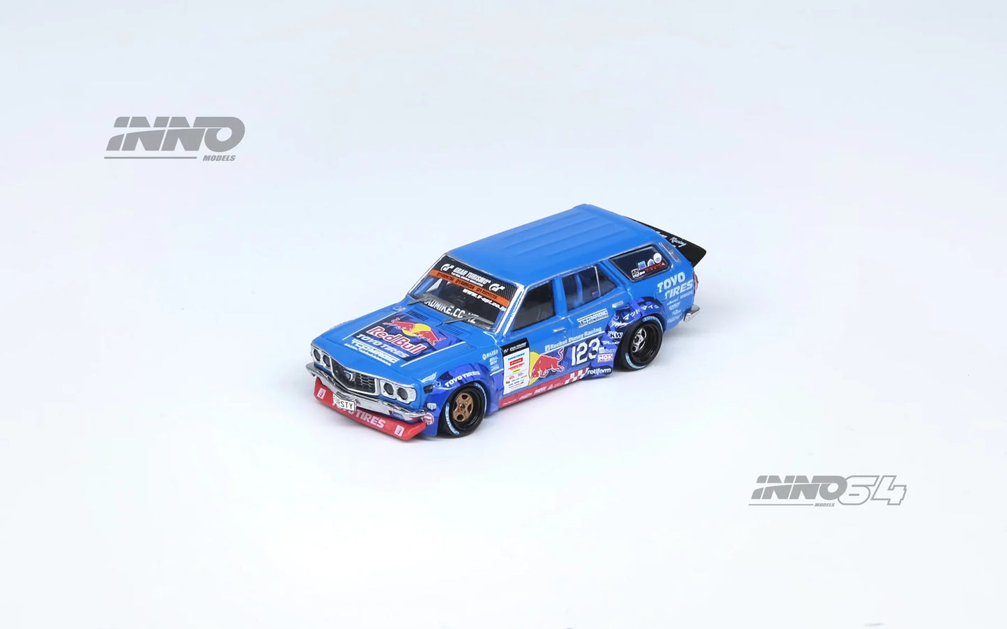 Mad Mike  Mazda RX-3 Station Wagon D1GP 2024 - INNO64 - Scala 1/64 IN64-RX3P-D1GP24