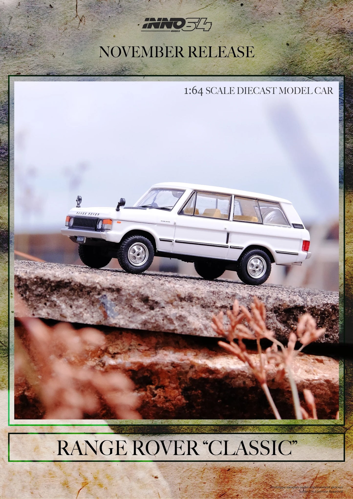 Range Rover "Classic" White - INNO64 - Scala 1/64 IN64-RRC-WHI