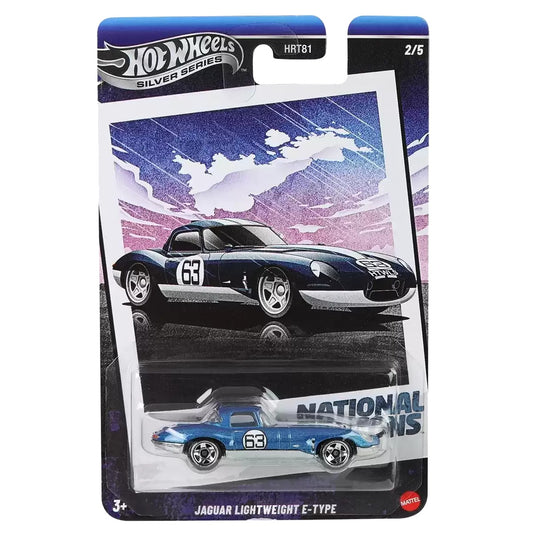 Jaguar Lightweight E-Type - Silver Series National Icons - Hot Wheels - Scala 1/64 JBY90