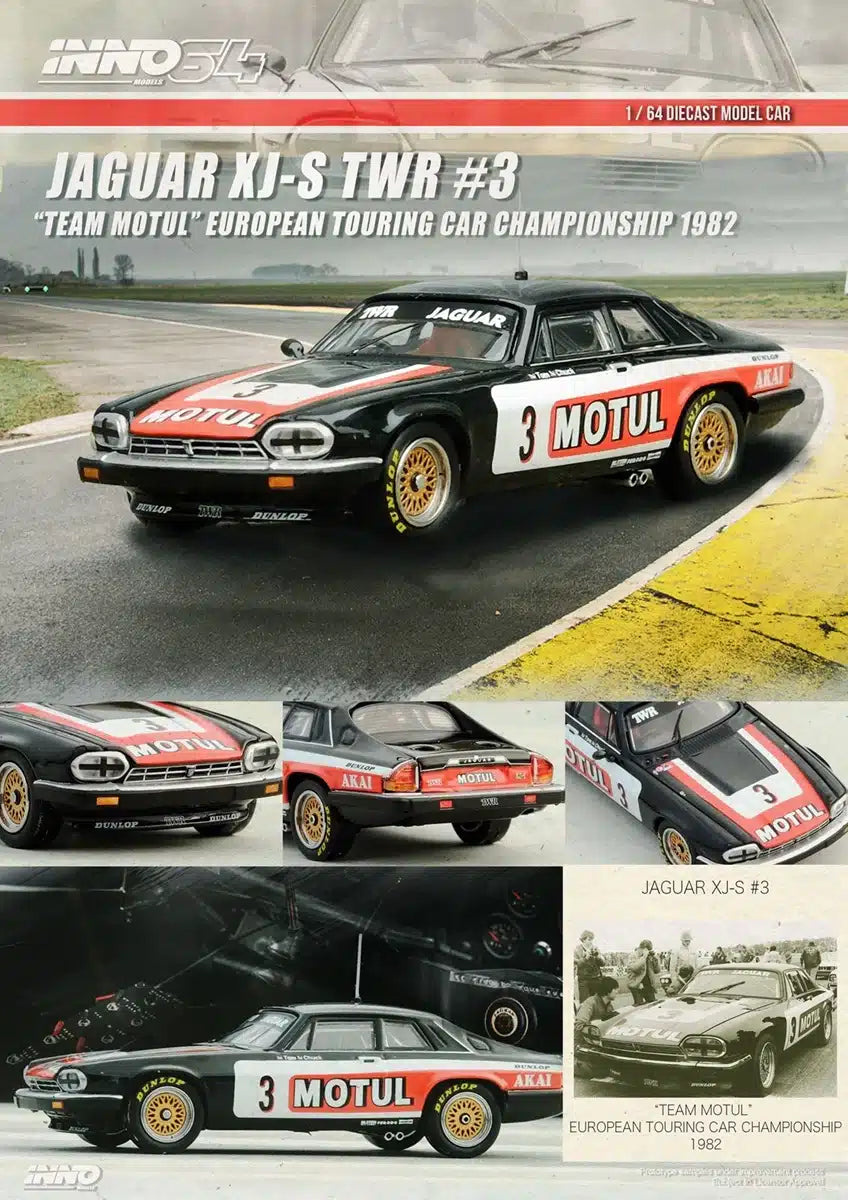 Jaguar XJ-S "Team TWR Motul" European Touring Car Championship 1982 - INNO64 - Scala 1/64 IN64-XJS-TWR3