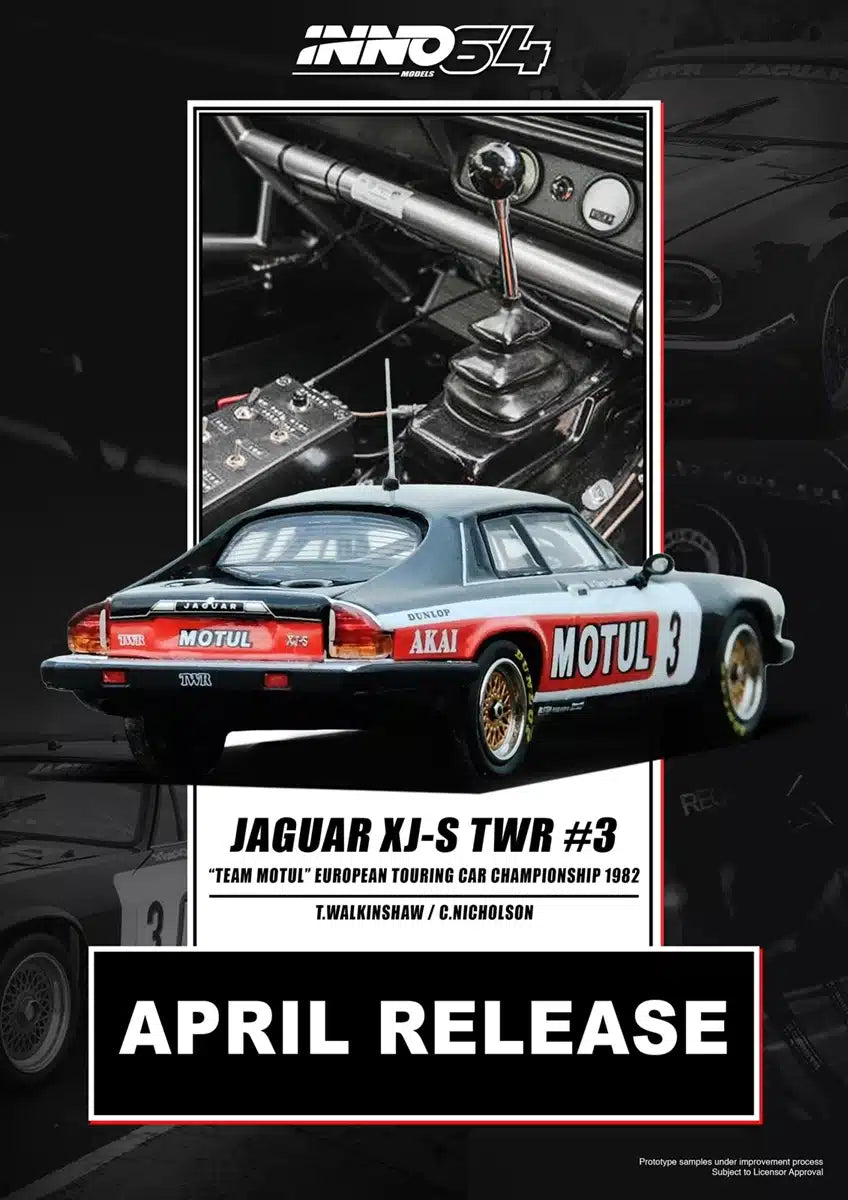 Jaguar XJ-S "Team TWR Motul" European Touring Car Championship 1982 - INNO64 - Scala 1/64 IN64-XJS-TWR3