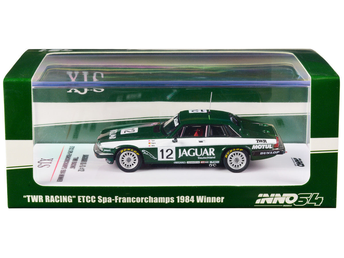 Jaguar XJ-S #12 "TWR RACING" ETCC Spa-Francorchamps 1984 Winner Heyer／Percy - INNO64 - Scala 1/64 IN64-XJS-TWR12