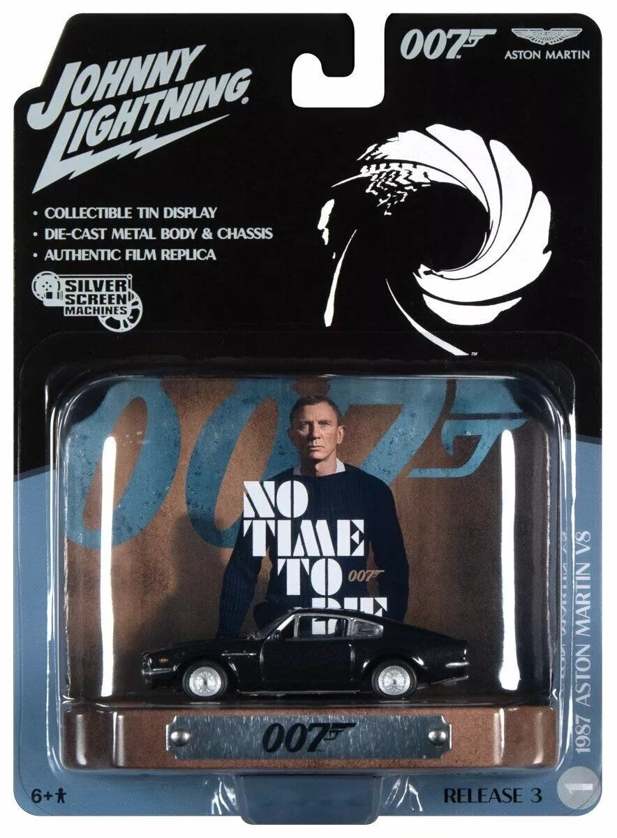 1987 Aston Martin V8 James Bond 007 "No Time To Die" - Johnny Lightning - Scala 1/64