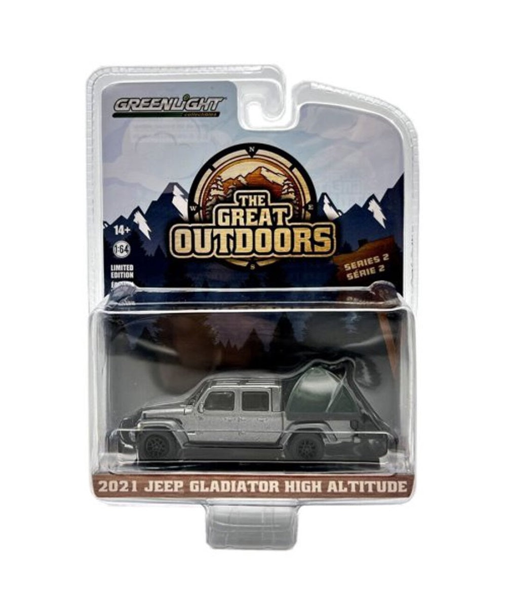 2021 Jeep Gladiator High Altitude Series The Great Outdoors - Greenlight - Escala 1/64