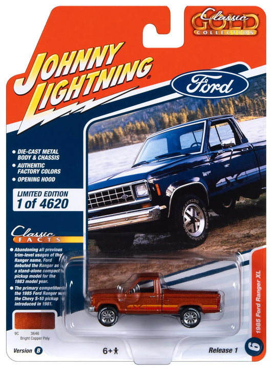 Ford Ranger XL 1985 Brown - Johnny Lightning - Scala 1/64