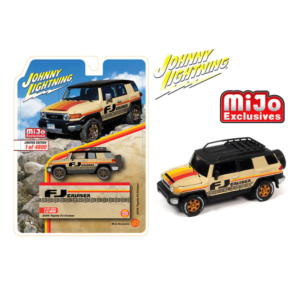 2007 Toyota FJ Cruiser Custom Beige – Mijo Exclusives Limited Edition - Johnny Lightning  - Scala 1/64 JLCP7416