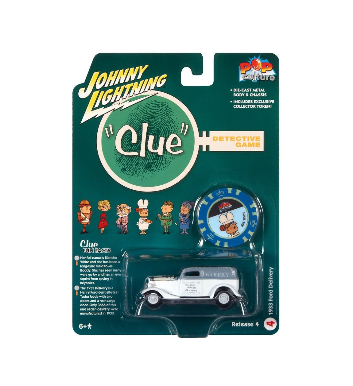 1933 Ford Delivery "Clue" - Johnny Lightning - Scala 1/64