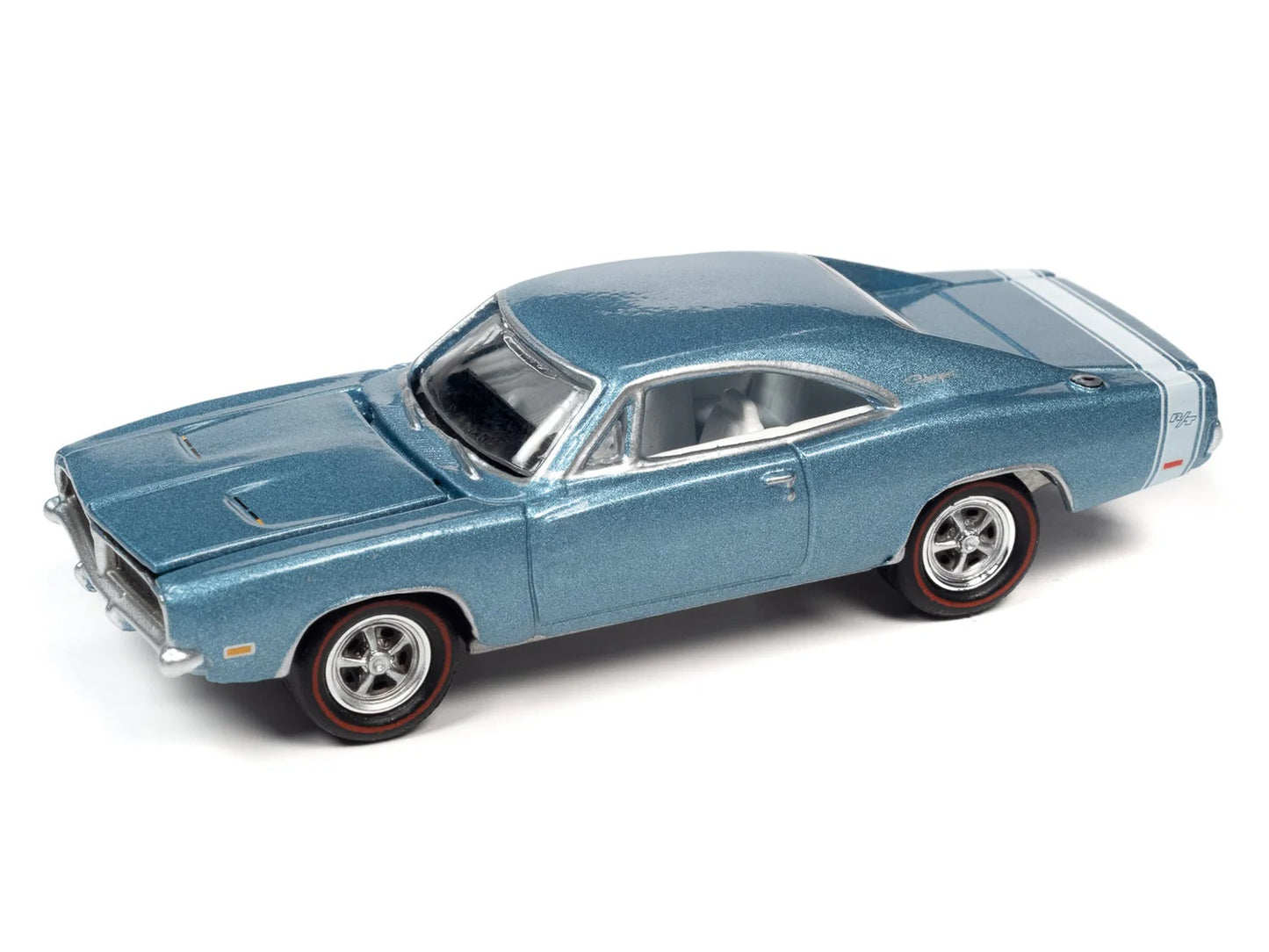 Dodge Charger R/T 1969 Blue - Johnny Lightning - Scala 1/64