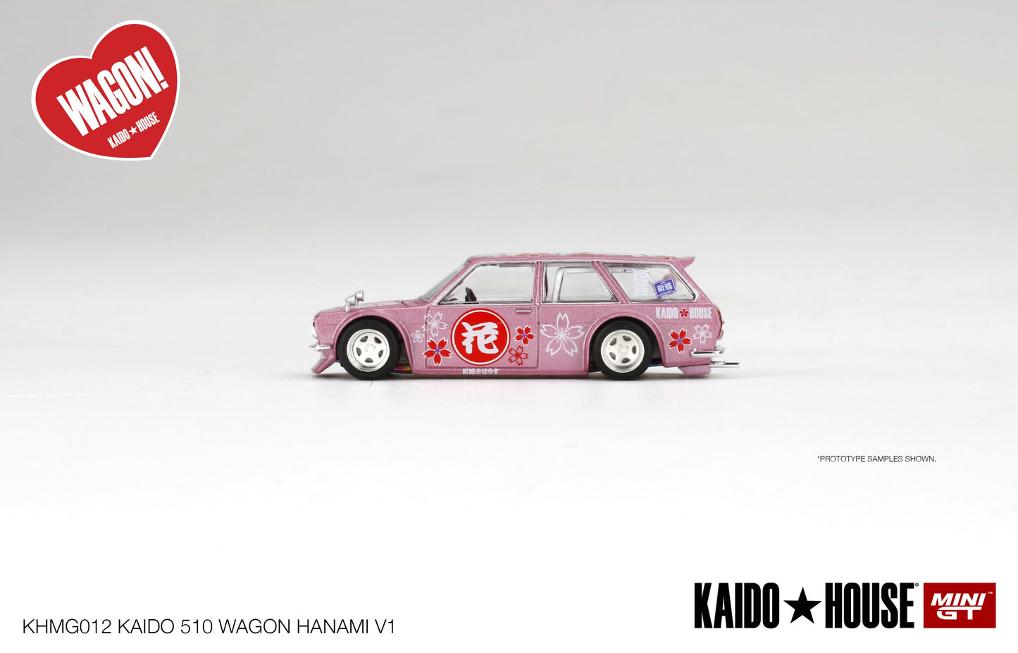 Datsun KAIDO 510 Wagon Hanami V1 - KAIDO HOUSE Mini GT - Scala 1/64 KHMG012