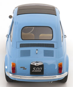 Fiat 500 F Custom 1968 Light Blue - KK-Scale - Scala 1/12