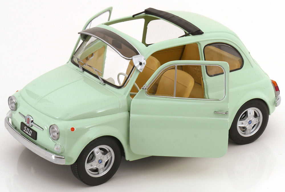 Fiat 500 F Custom 1968 Light Green - KK-Scale - Scala 1/12