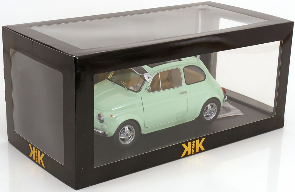 Fiat 500 F Custom 1968 Light Green - KK-Scale - Scala 1/12