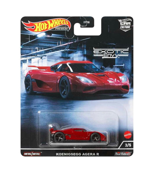 Koenigsegg Agera R Rojo - Serie Car Culture - Hot Wheels - Escala 1/64