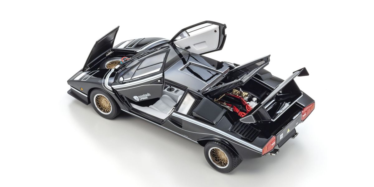 Foto 3 Lamborghini Countach LP500R Black-White Codice Kyosho KS08320C