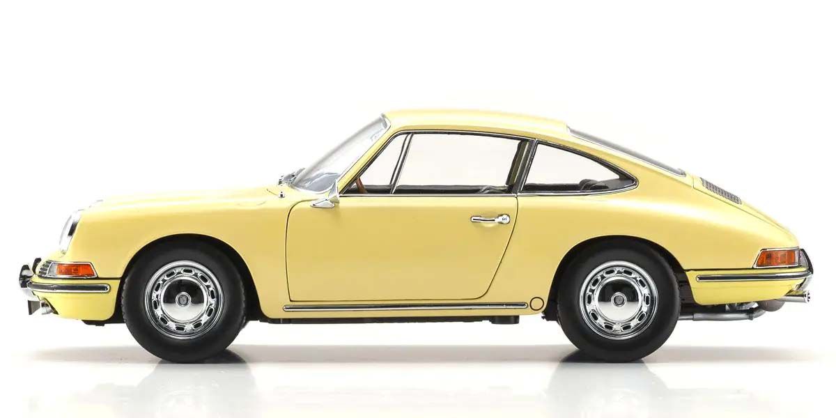 Porsche 911 2.0 (901) 1964 Champagne Yellow - Kyosho - Scala 1/18