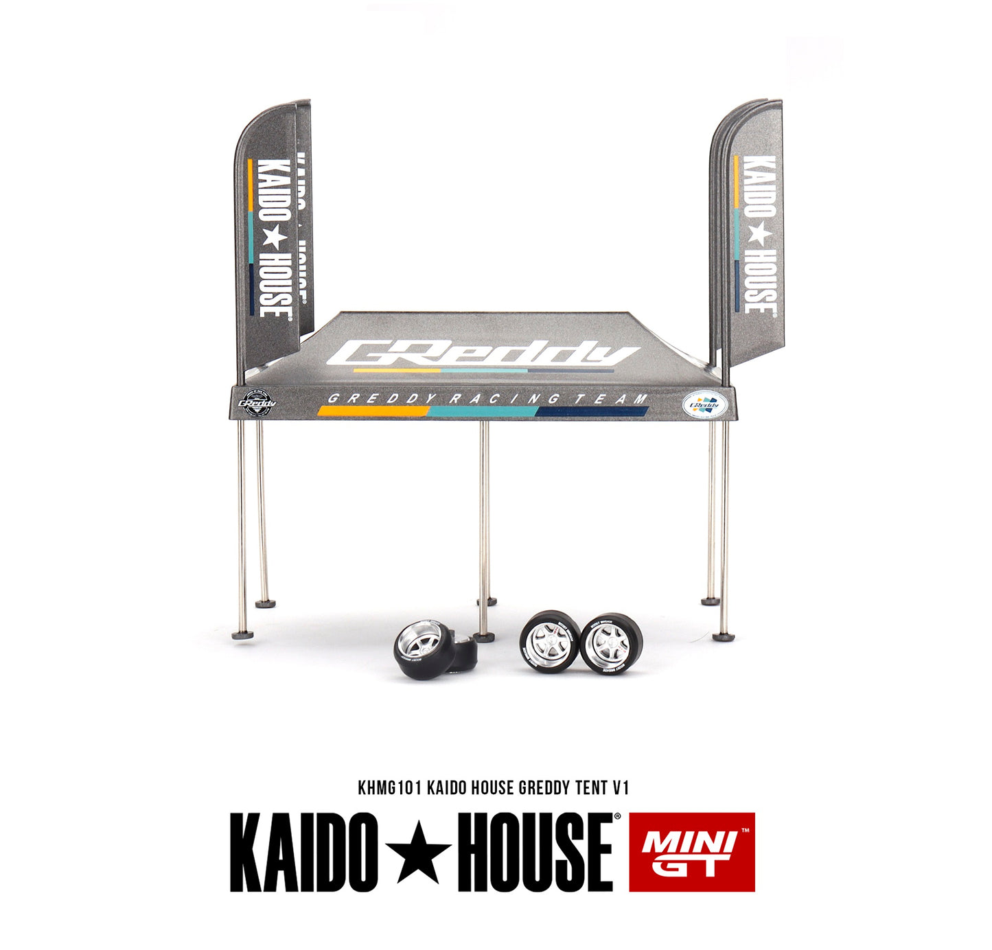 Kaido House GREDDY Tent V1 - KAIDO HOUSE Mini GT - Scala 1/64 KHMG101