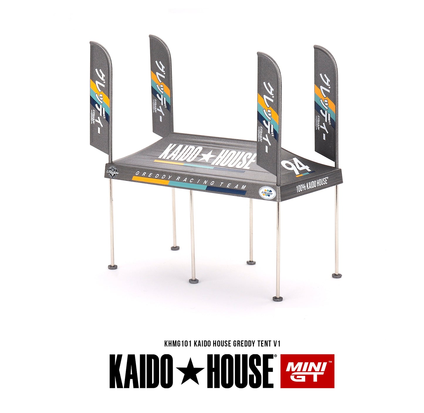 Kaido House GREDDY Tent V1 - KAIDO HOUSE Mini GT - Scala 1/64 KHMG101