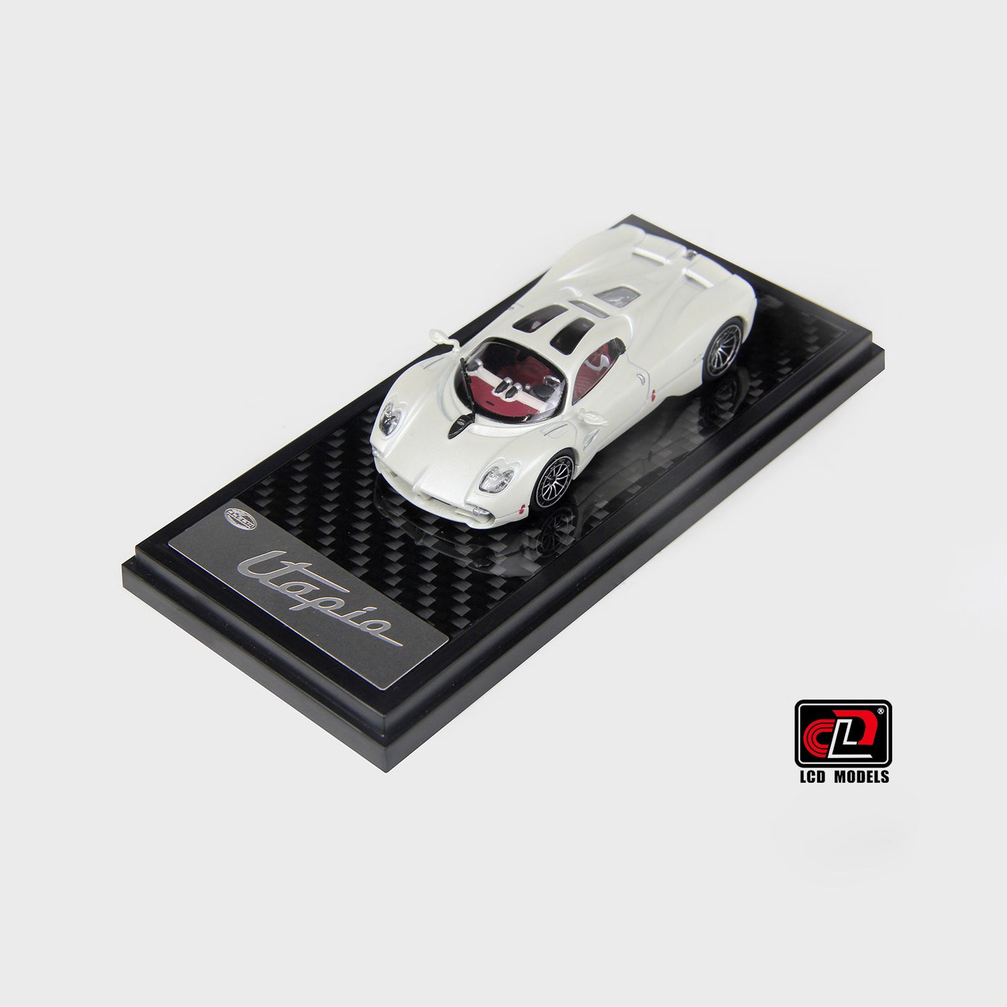 LCD Models - Pagani Utopia White - Scala 1/64 LCD64039-WH