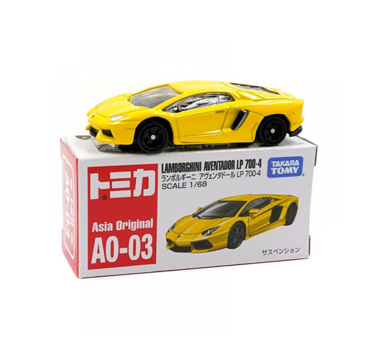 Lamborghini Aventador Asia Original No. AO-03 - Takara Tomy Tomica - Scala 1/68