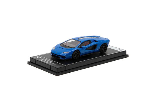 Lamborghini Countach LPI 800-4 Blue - PosterCars - Scala 1/64 H16
