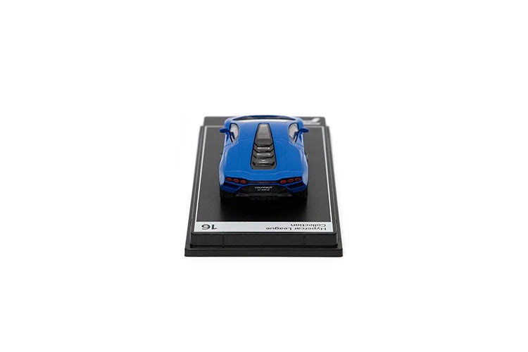 Lamborghini Countach LPI 800-4 Blue - PosterCars - Scala 1/64 H16