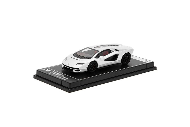 Lamborghini Countach LPI 800-4 Bianco Siderale - PosterCars - Scala 1/64 H15