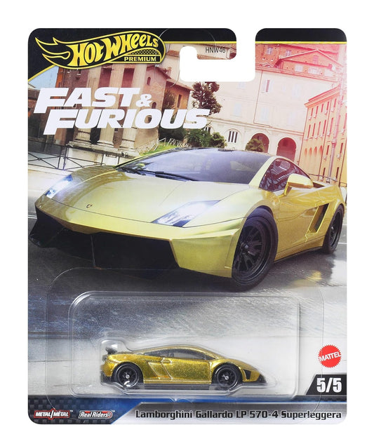 Lamborghini Gallardo LP 570-4 Superleggera (Gold) Fast & Furious - Hot Wheels Premium - Scala 1/64