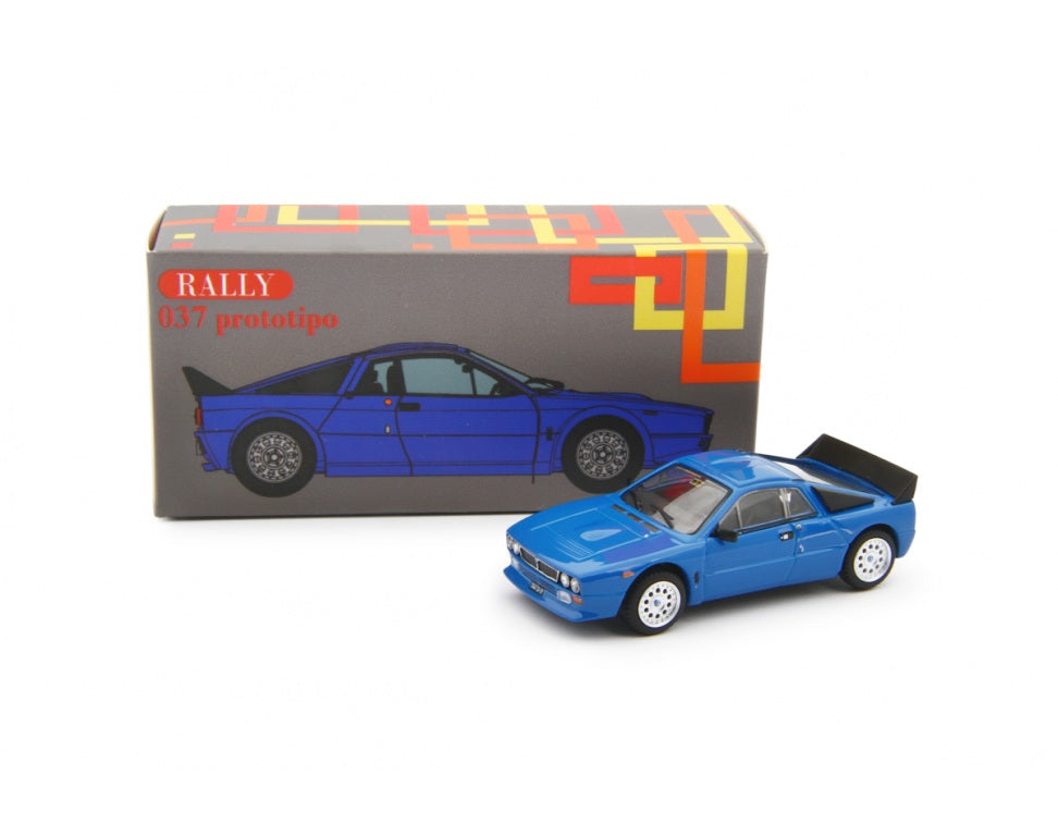 Lancia 037 Rally Stradale Prototipo 1982 Blu - Laudoracing - Scala 1/64