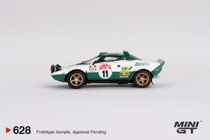 Lancia Stratos HF 1975 Rally San Remo Ganador #11 - Mini GT - Escala 1/64