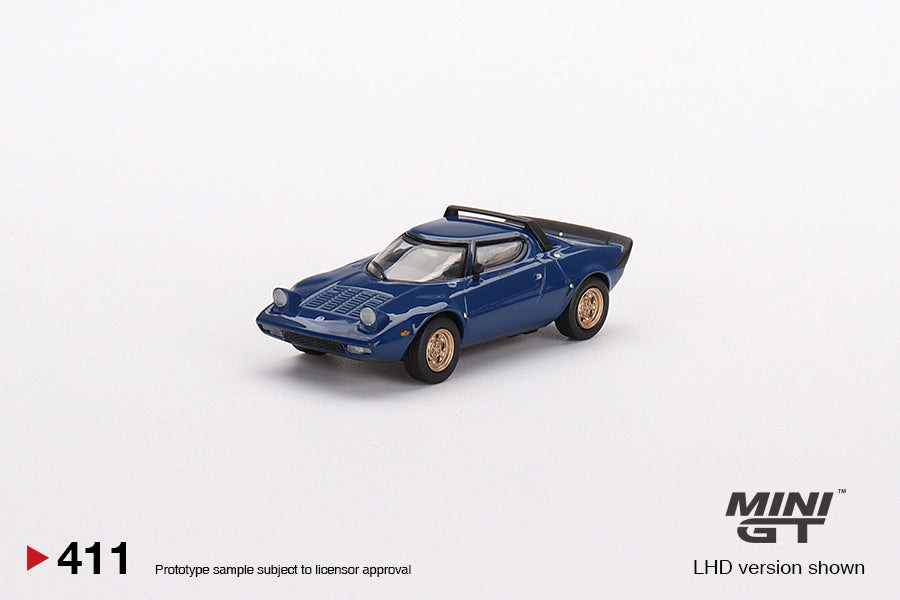 Lancia Stratos HF Stradale Bleu Vincennes LDH - Mini GT - Scala 1/64 MGT00411