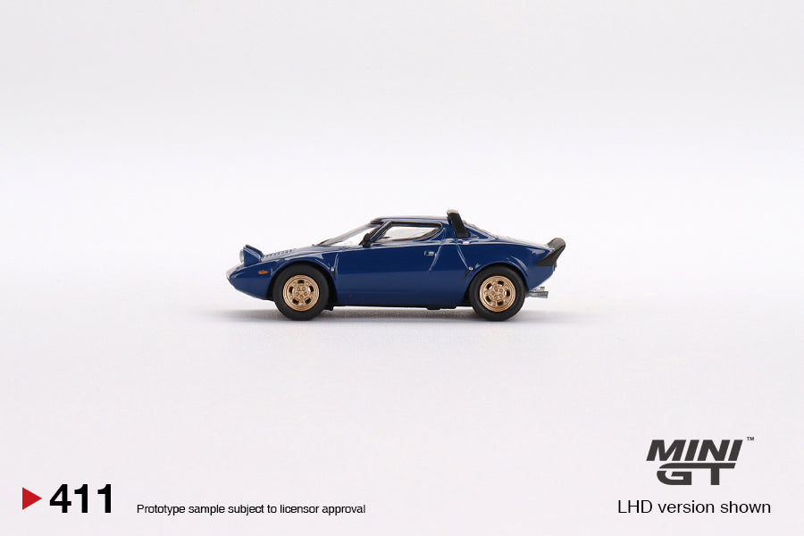 Lancia Stratos HF Stradale Bleu Vincennes LDH - Mini GT - Scala 1/64 MGT00411