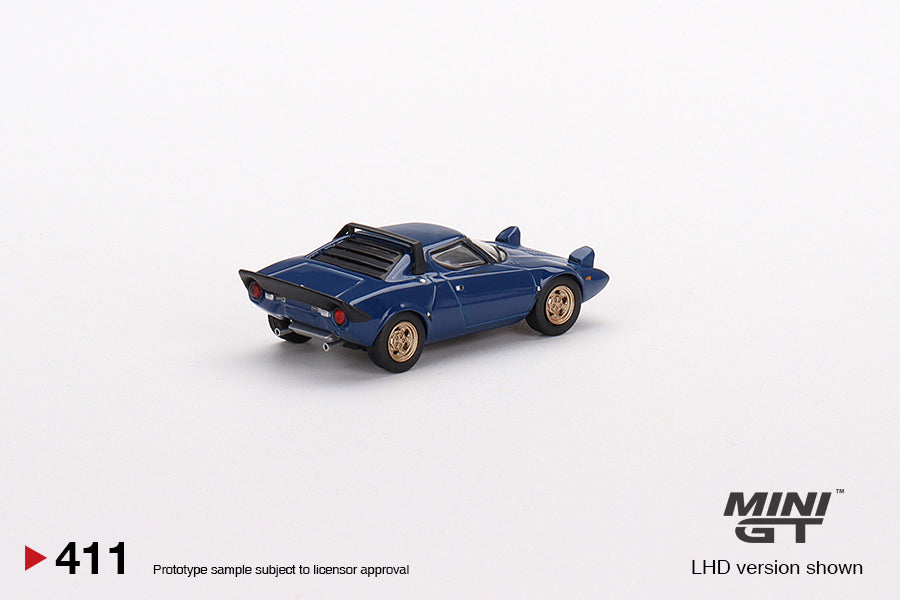 Lancia Stratos HF Stradale Bleu Vincennes LDH - Mini GT - Scala 1/64 MGT00411