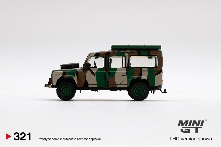 Land Rover Defender 110 Malaysian Army - Mini GT - Scala 1/64 MGT00321-R