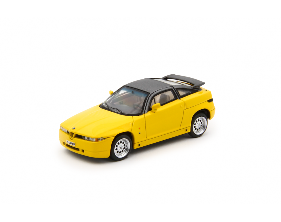 Alfa Romeo SZ (Es 30) 1989 Giallo - Laudoracing - Scala 1/64