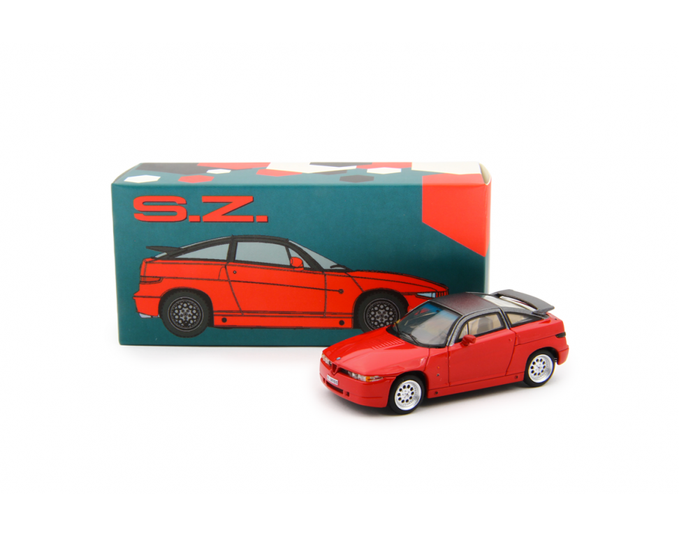 Alfa Romeo SZ (Es 30) 1989 Rosso - Laudoracing - Scala 1/64