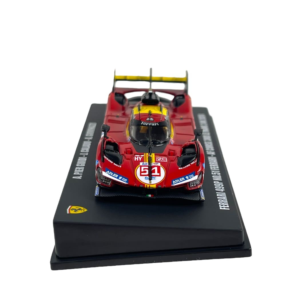 Ferrari 499P 3rd 24h Le Mans 2024 #51 - Looksmart - Scala 1/64 LS64006LM