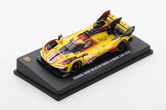 Ferrari 499P AF-CORSE 24h Le Mans 2024 #83 - Looksmart - Scala 1/64 LS64007LM