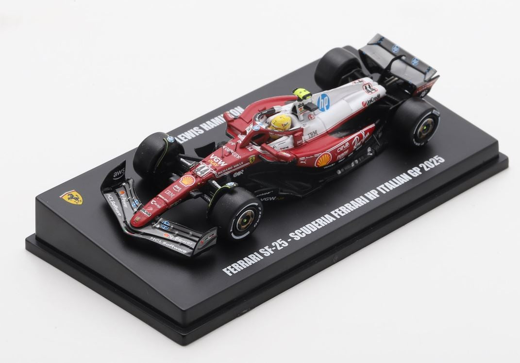 Ferrari SF-25 44 Lewis Hamilton F1 Italy GP 2025 - Looksmart - Scala 1/64 LS64027