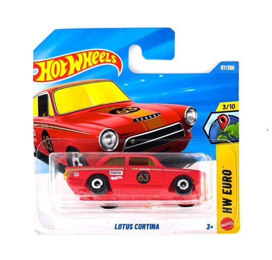 Lotus Cortina - HW Euro 3/10 - Hot Wheels - Scala 1/64 Circa