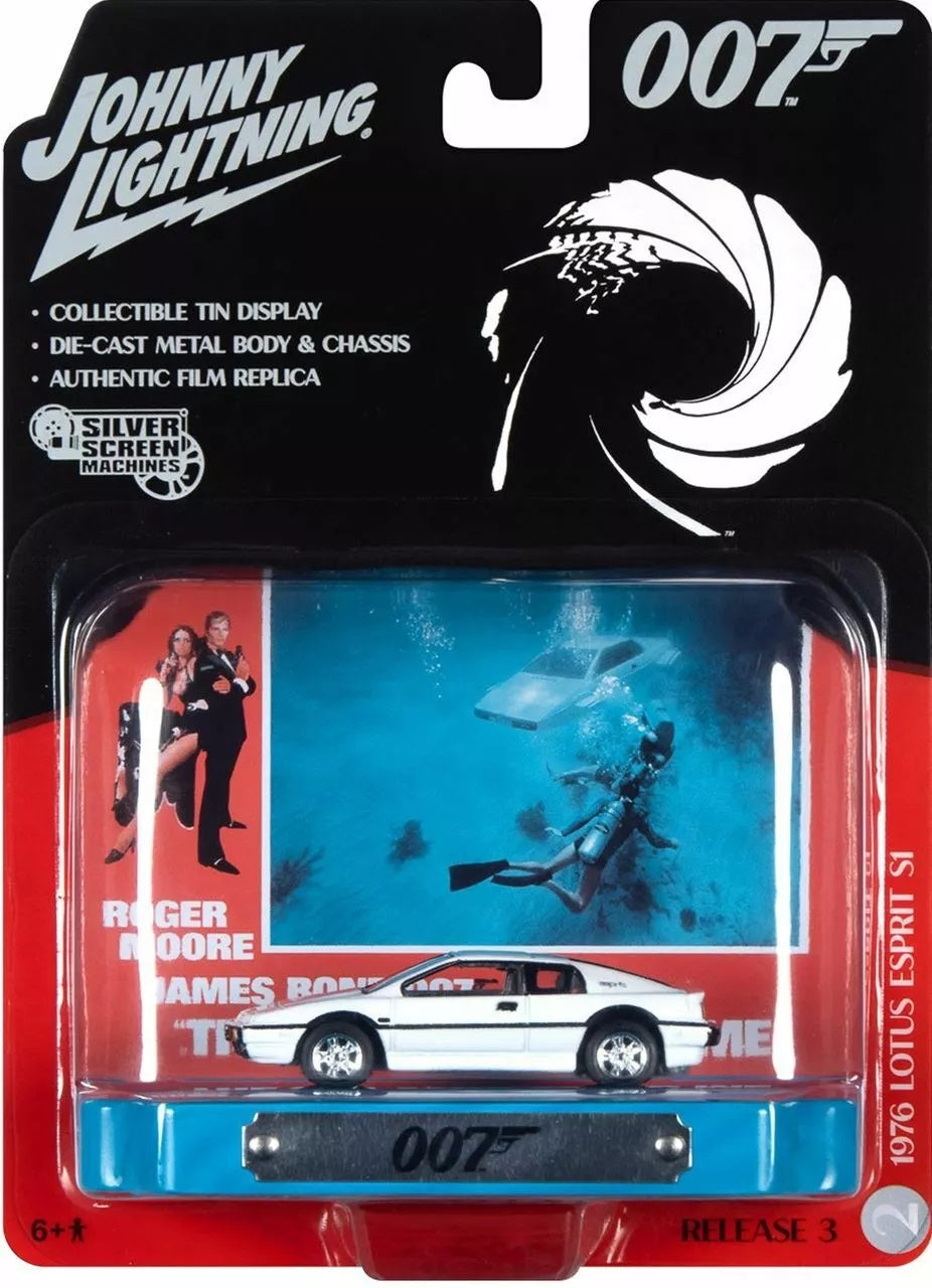 1976 Lotus Esprit S1 James Bond 007 "The Spy Who Loved Me" - Johnny Lightning - Scala 1/64