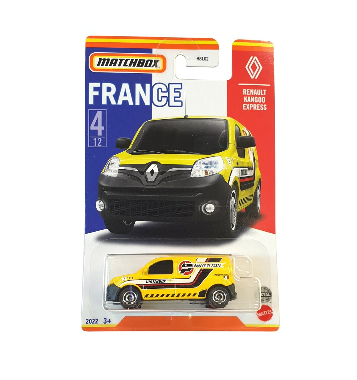 Renault Kangoo Express 4/12 France - Matchbox - Scala 1/64 Circa