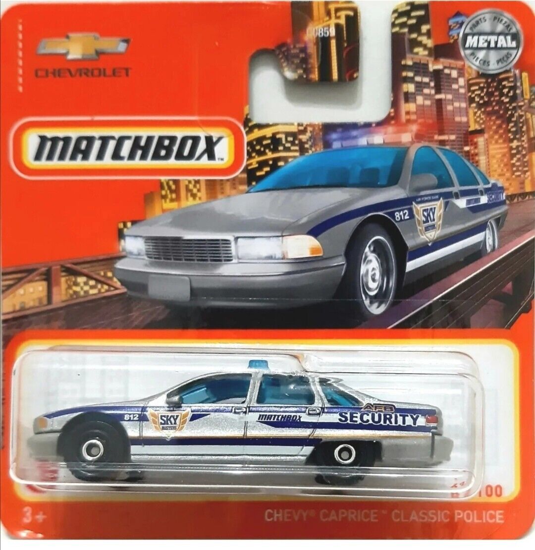 Chevrolet Chevy Caprice Classic Police #67 - Matchbox - Scala 1/64 Circa