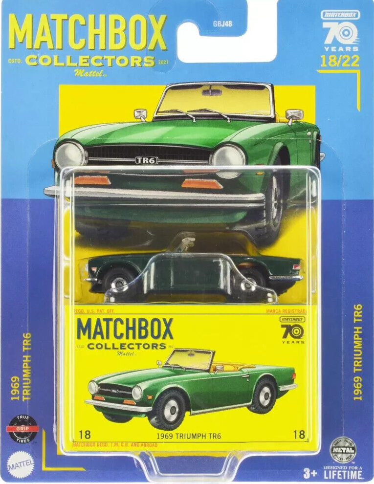 Triumph TR6 1969 #18 - Matchbox Collectors - Scala 1/64 Circa