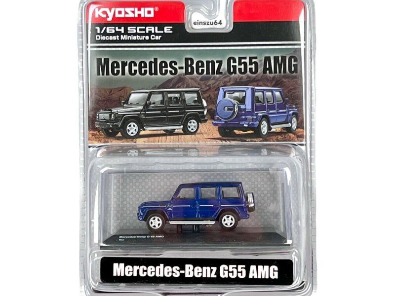 Mercedes Benz G55 AMG Azul - Kyosho - Escala 1/64