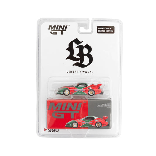 Mazda RX-7 LB-Super Silhouette 787B 2024 - Mini GT LBWK Exclusives - Scala 1/64 MGT00990-LB Blister Packaging Liberty Walk