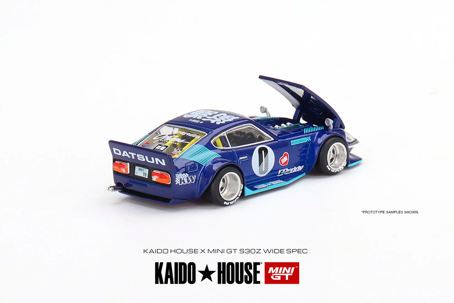 Datsun Fairlady Z Blue - KAIDO HOUSE Mini GT - Scala 1/64 KHMG024